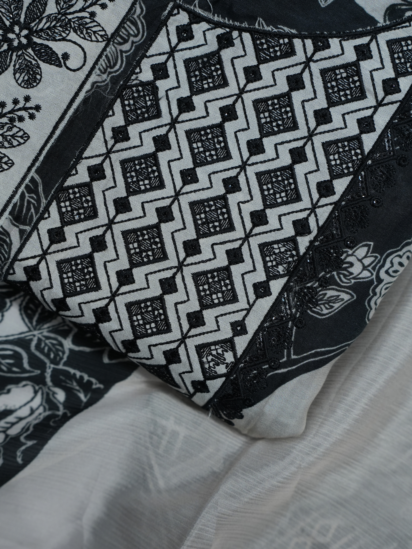 Modal Silk Printed Suit