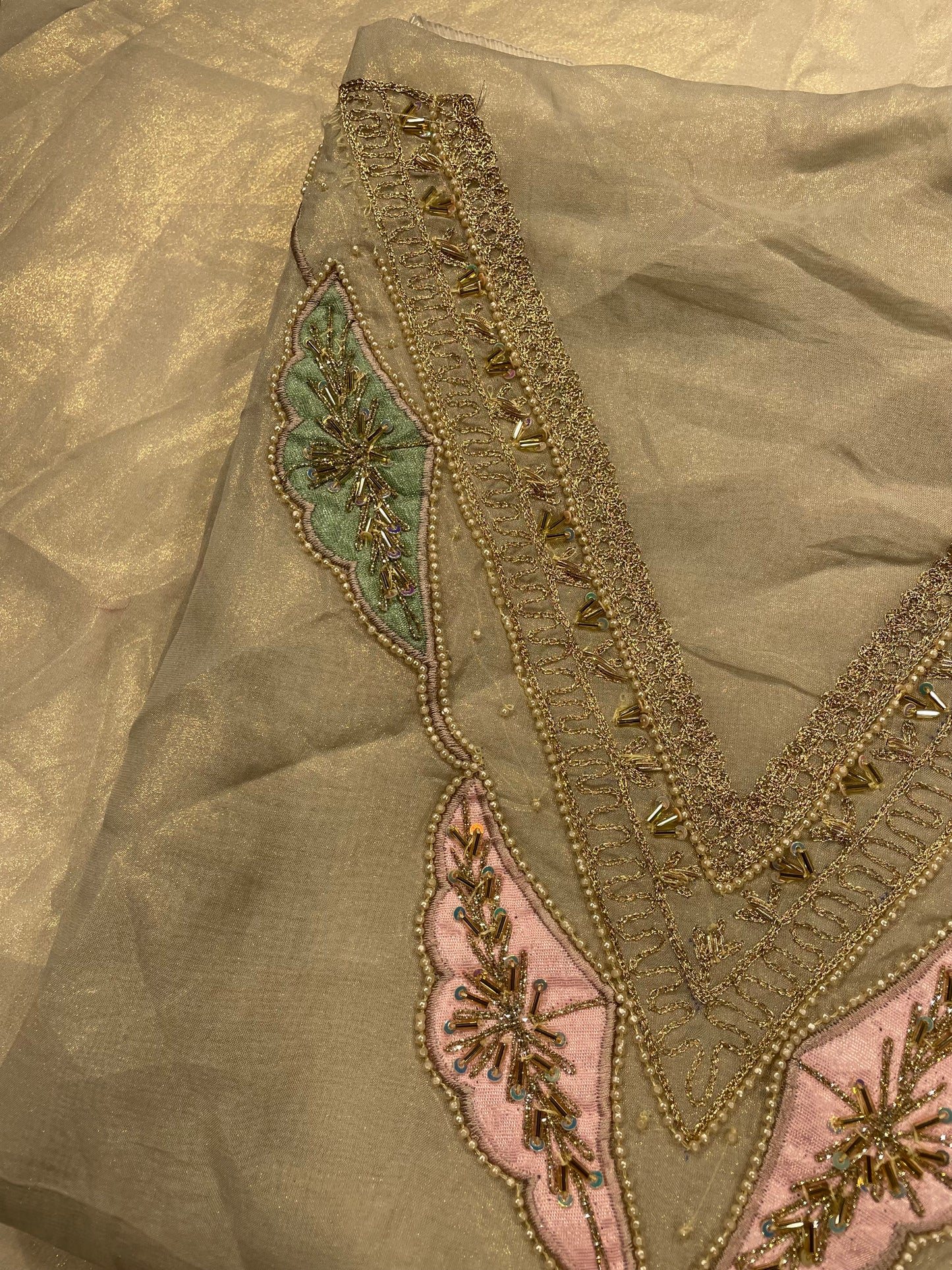 Dressstory Self design with Handwork Unstitched Salwar Suit