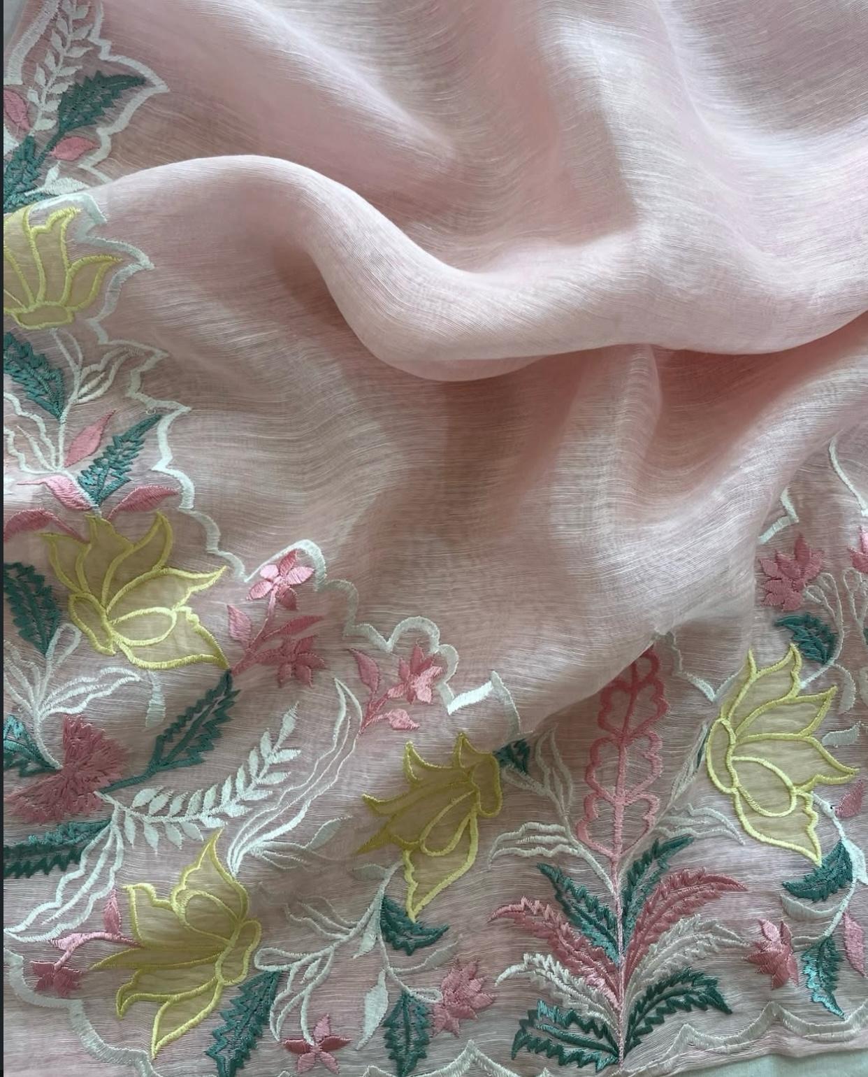 Graceful Peach Mal Cotton Salwar Suit