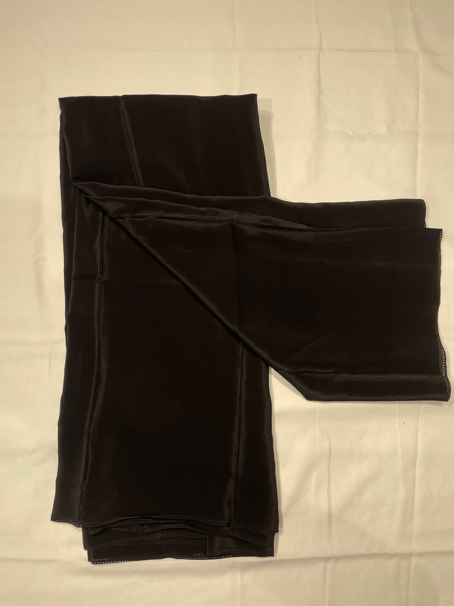 Black Chinon Digital Printed Unstitched Salwar Suit