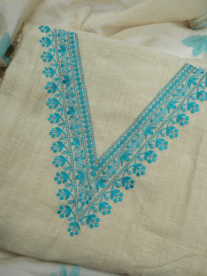 Chanderi Thread Work Suit