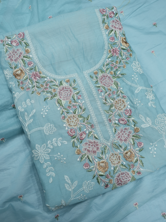 Chanderi Thread Work Suit