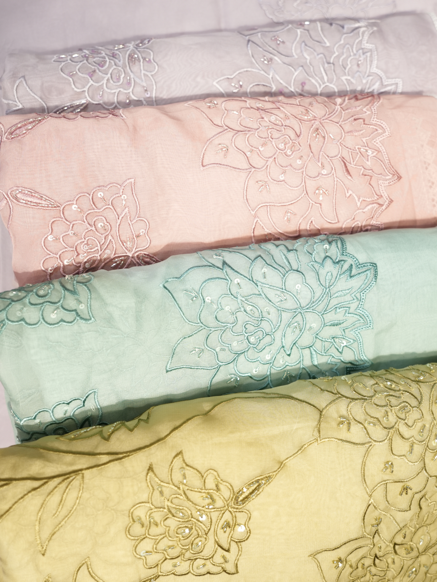Organza Thread Work Suit