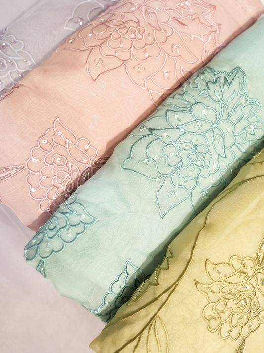 Organza Thread Work Suit