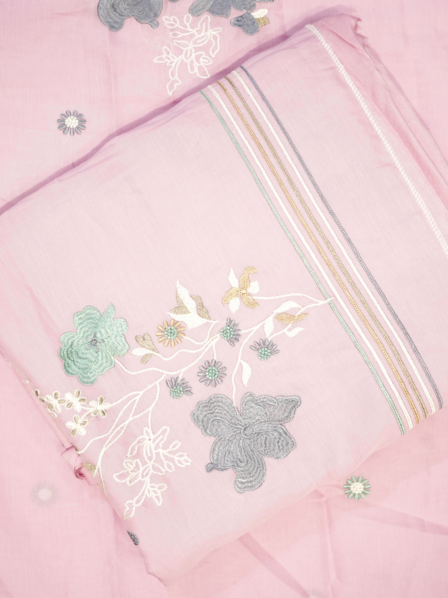 Maslein Cotton Thread Work Suit