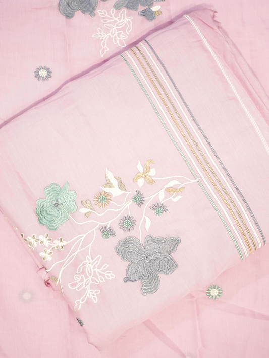 Maslein Cotton Thread Work Suit
