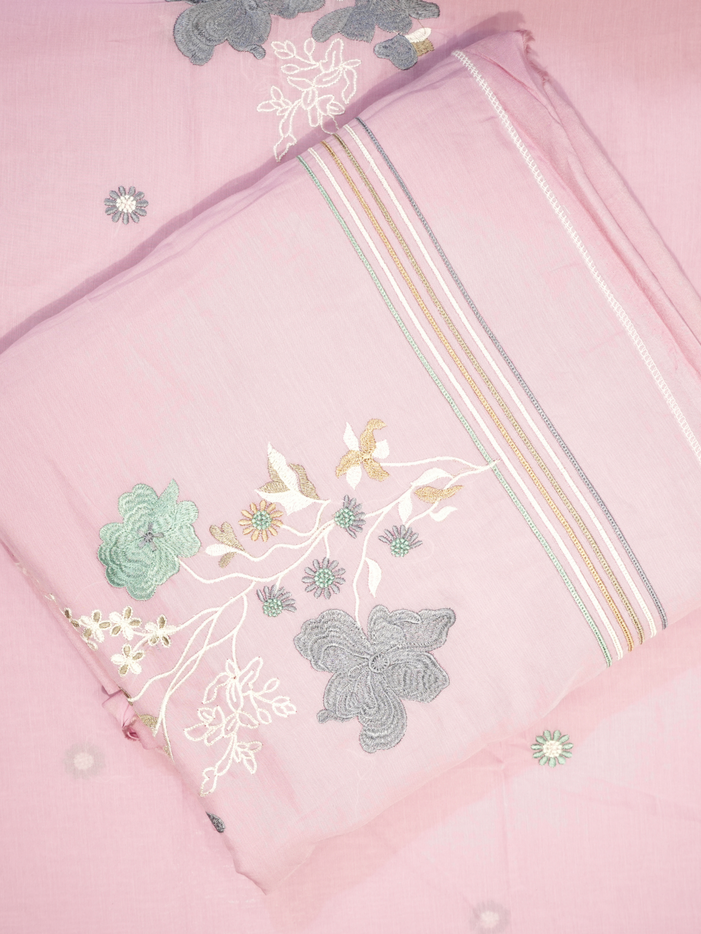 Maslein Cotton Thread Work Suit