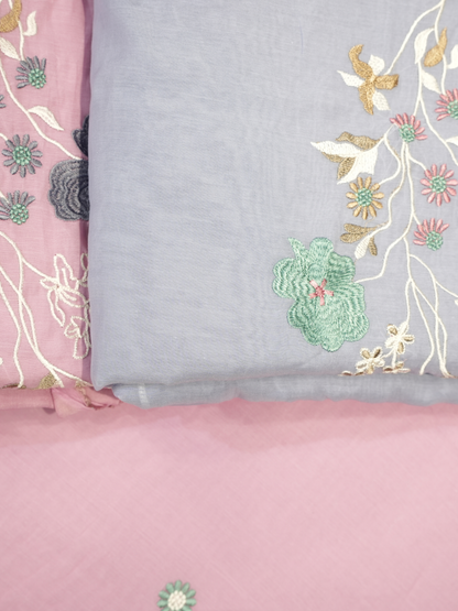 Maslein Cotton Thread Work Suit
