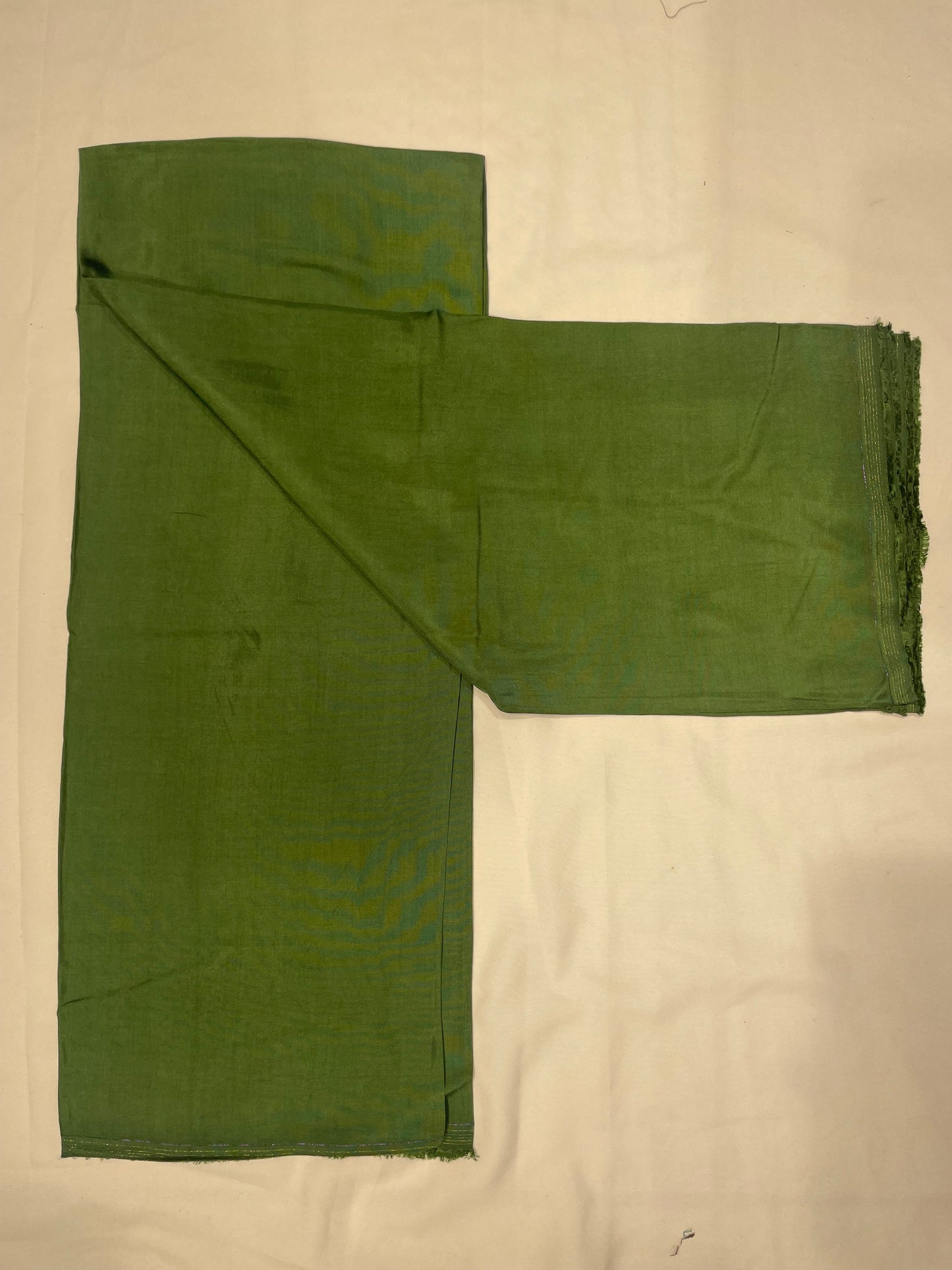 Green Pure Muslin Cotton Suit