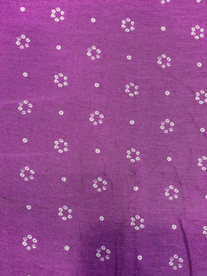 Purple Dupion Silk Unstitched Salwar Suit
