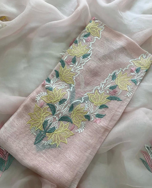 Graceful Peach Mal Cotton Salwar Suit